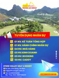 Stone Valley Golf & Resort tuyển dụng nhân sự